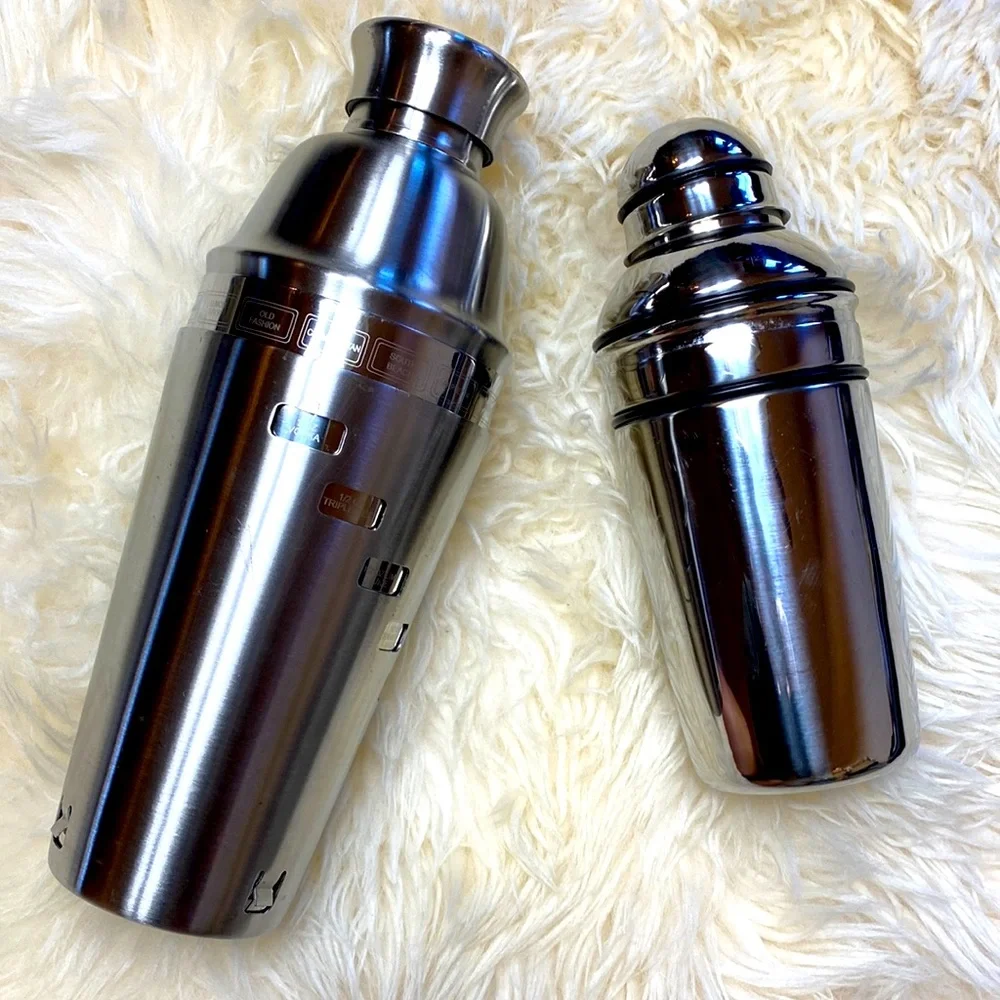 ✨2️⃣✨ *shiny* Silver MARTINI/DRINK shakers